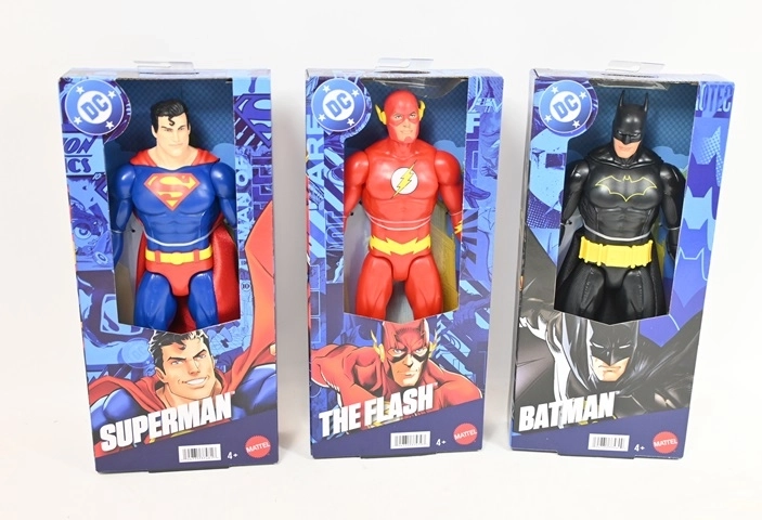 Figurină de acțiune DC 29 cm Batman / Superman / Flash