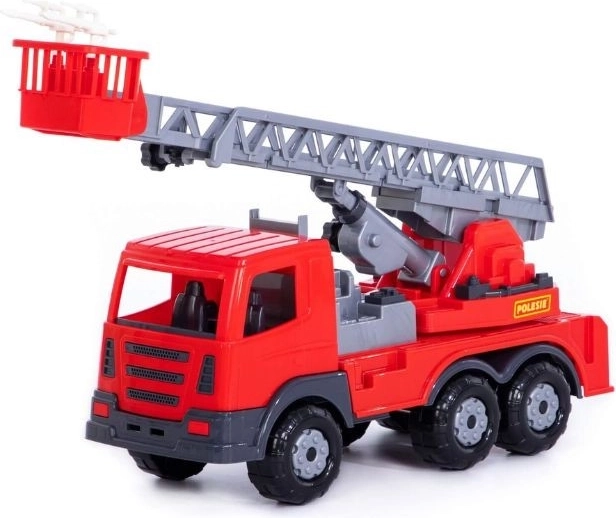 SuperTruck – camion de pompieri cu remorcă și scară extensibilă