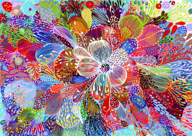 Bucurați-vă de Puzzle Flori ale Revoluției 1000 de piese