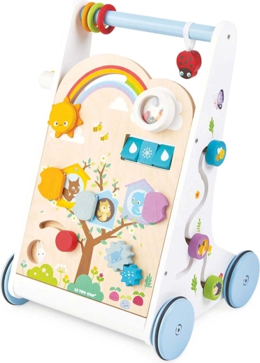 Premergător și împingător educativ din lemn pentru copii Le Toy Van