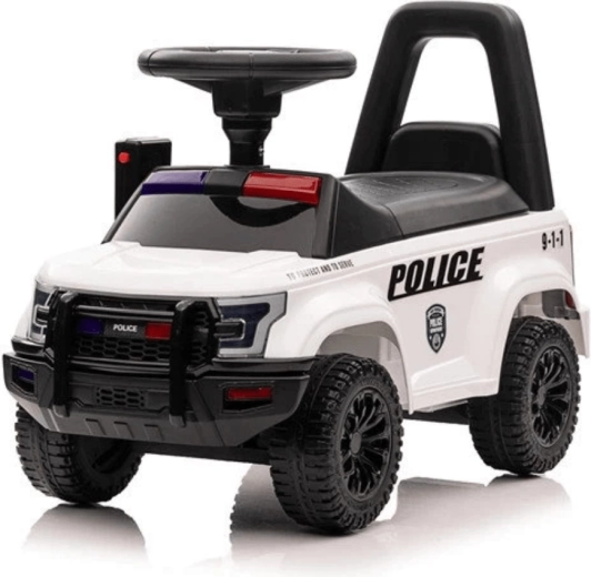 Mașinuță electrică pentru copii Qileshi, albă