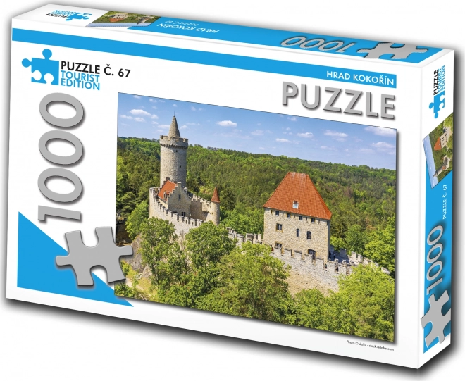Puzzle Turistic Castelul Kokořín 1000 Piese