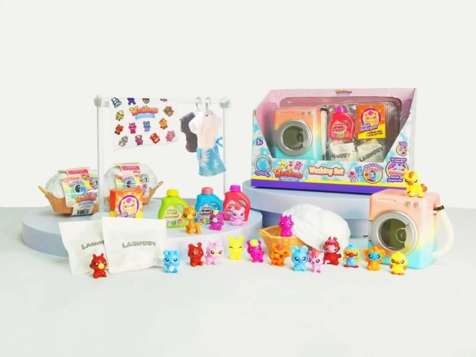Washlings mașină de spălat magică – surpriză cu animăluț și accesorii