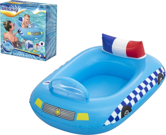 Barcă gonflabilă pentru copii, mașină de poliție