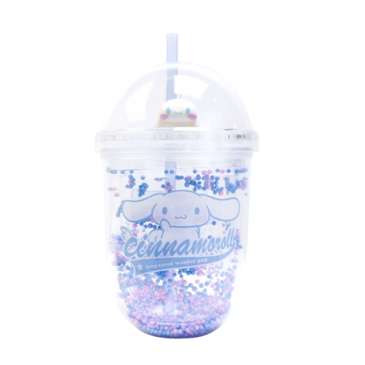 Pahar shaker Sanrio Cinnamoroll cu pai