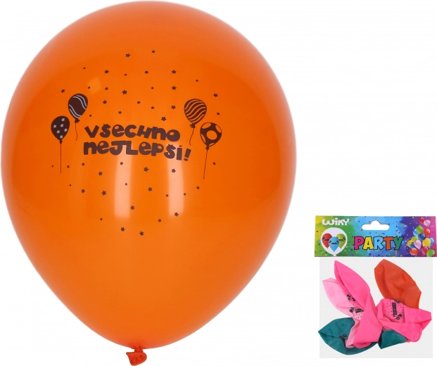 Baloane gonflabile La mulți ani 30 cm set 5 buc