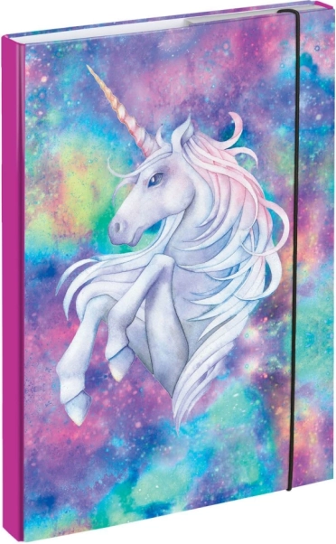 Mape pentru caiete școlare A4 cu unicorn