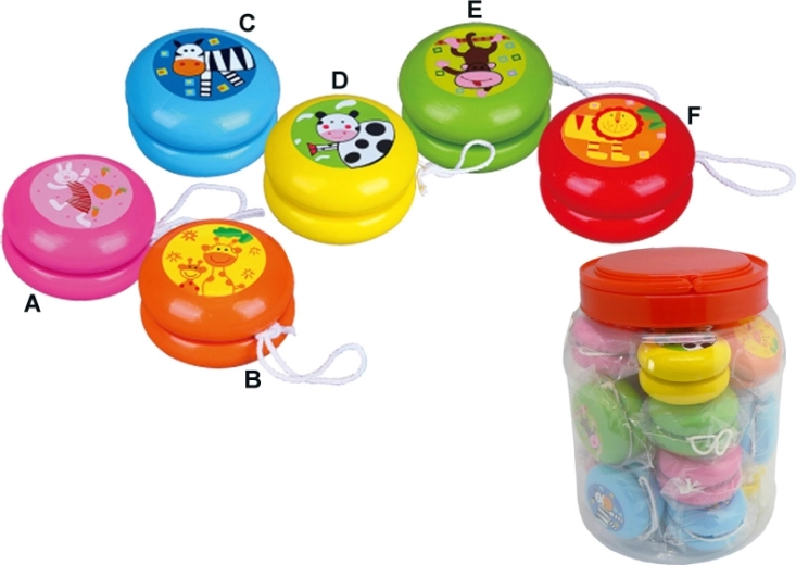 Yo-yo din lemn BABU – mai multe modele