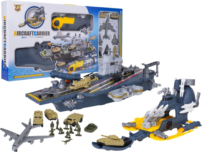 Set militar pliabil cu portavion în valiză, cu accesorii