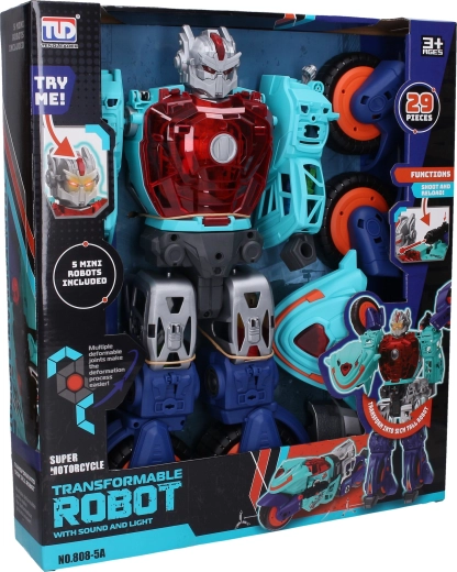 Set transformer autorobot cu roboți – 29 de piese