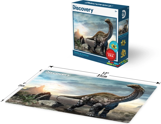 Puzzle 3D Apatosaurus 48 piese