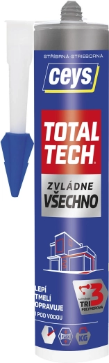Adeziv și etanșant universal 290 ml CEYS Total Tech argintiu