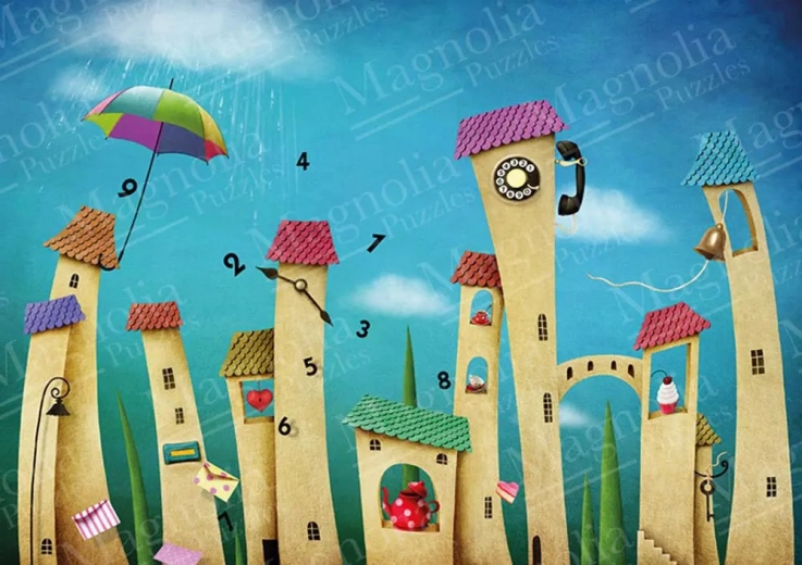 Puzzle Orașul Dansator 1000 piese