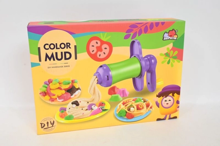 Color Mud DIY – set de plastilină handmade cu presă pentru paste
