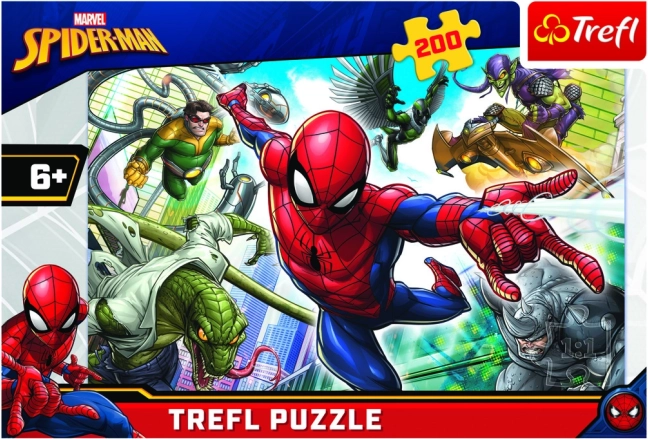 Puzzle Trefl 200 piese Spider-Man eroul născut
