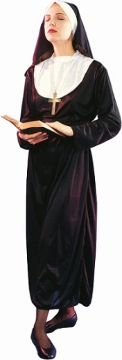 Costum clasic de călugăriță pentru adulți