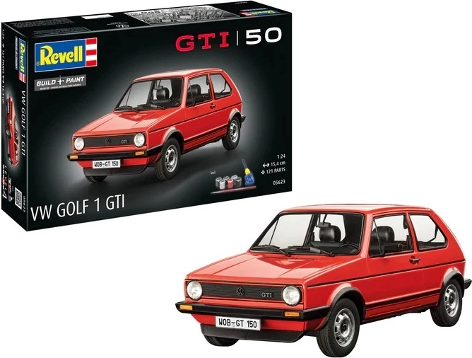 Model auto din plastic VW Golf I GTI 50 Years 1:24