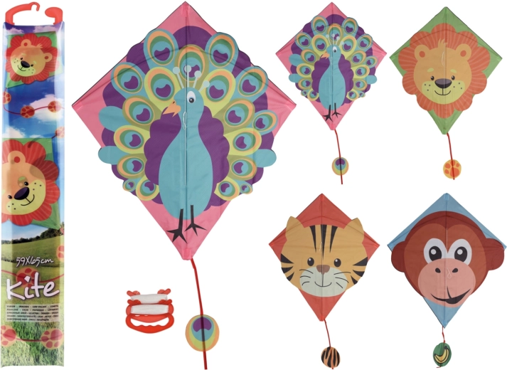 Zmeu zburător cu motive animale 59 × 65 cm