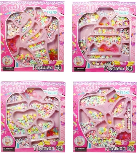 Mărgele colorate pentru brățări pentru copii