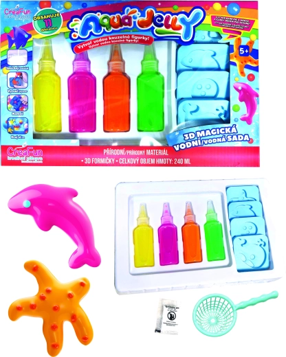 Aqua Jelly 3D figurine magice set creativ