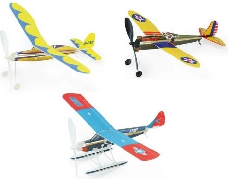 Vilac kit de construcție avion cu elice retractabilă, albastru