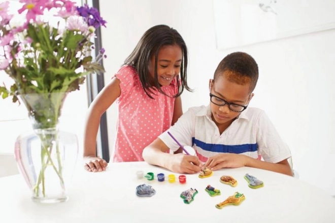 Creează și pictează – magneți și insigne safari