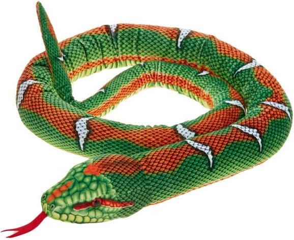 Șarpe de pluș verde 180 cm