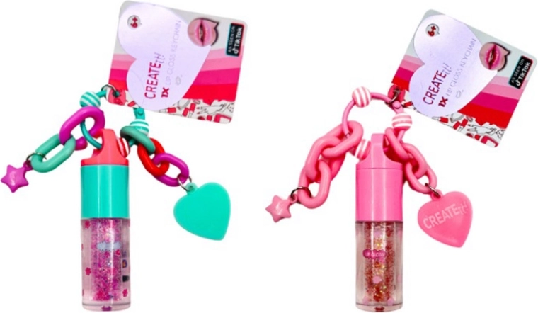 Create It! luciu de buze cu breloc pentru chei