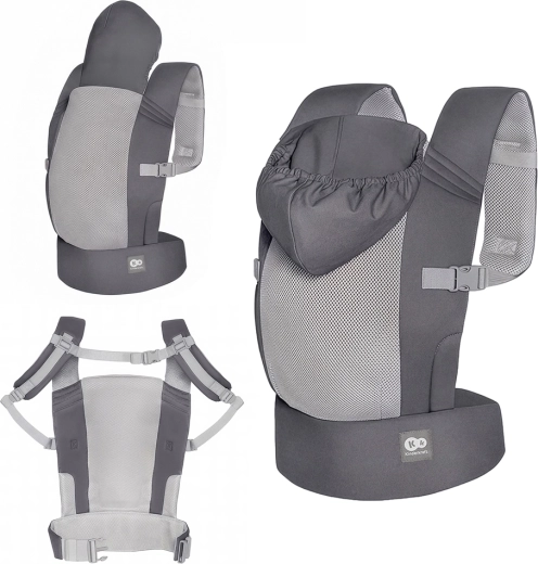 Marsupiu ergonomic Kinderkraft Carrybee negru
