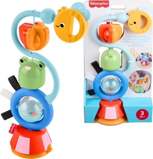 Jucărie senzorială Fisher-Price cu ventuză Sunete vesele
