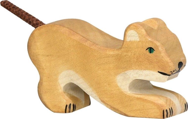 Holztiger pui de leu mic care se joacă - 1 bucată
