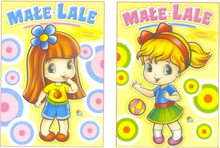 Carte de colorat pentru fete cu autocolante Micuța Lale