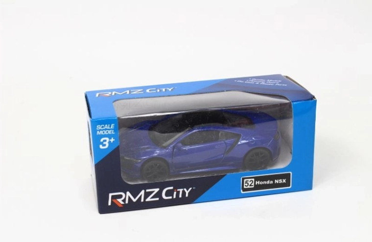 RMZ Honda NSX 2017 model auto albastru 1:32