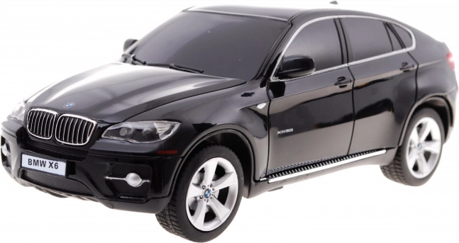 BMW X6 negru model RASTAR 1:24 SUV cu telecomandă + telecomandă