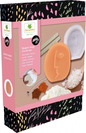 Creează! - lumânări din ceară de soia - fețe