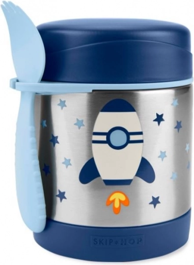 Skip Hop Spark Style termos pentru mâncare cu lingură-furculiță rachetă 325 ml