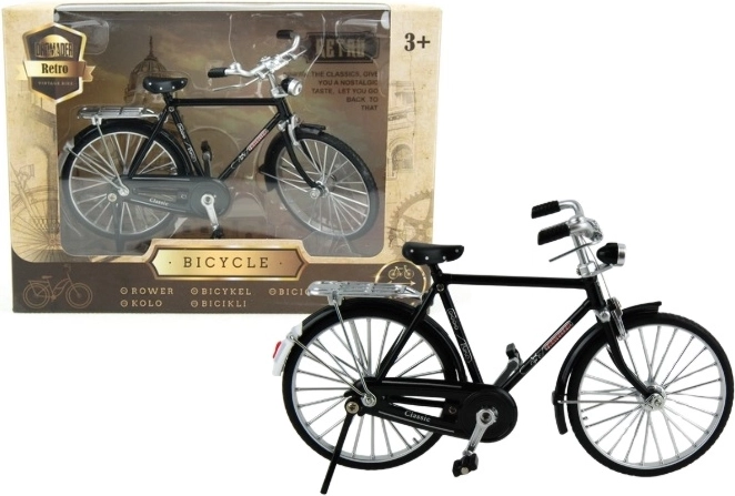 Bicicletă metalică în cutie