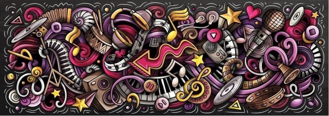 Puzzle panoramic Elemente de ritm 1000 piese