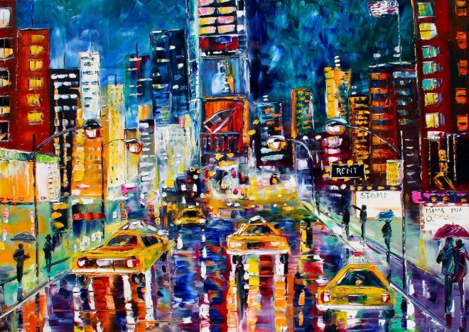 Puzzle Luminile New Yorkului 1000 piese