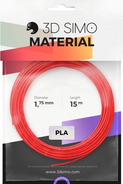 Filament PLA pro pentru pixuri și imprimante 3D 1,75 mm, mix de culori 15 m