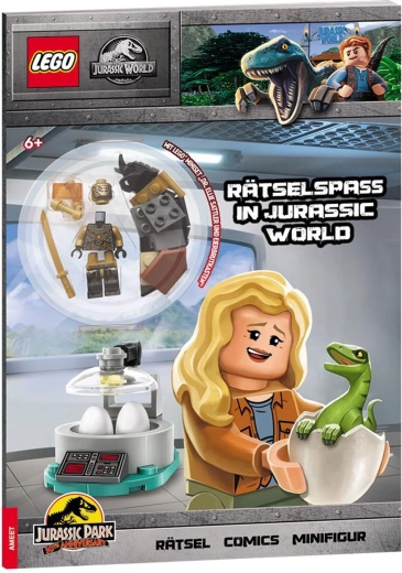 LEGO Jurassic World – distracție cu puzzle-uri în Jurassic World cu minifigurina Dr. Ellie Sattler - 1 bucată