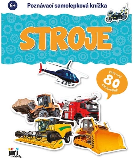 Cărticică educativă cu autocolante – utilaje