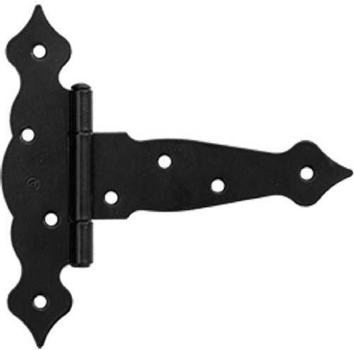 Balamă decorativă triunghiulară 125 × 40 × 160 mm, vopsea neagră în pulbere