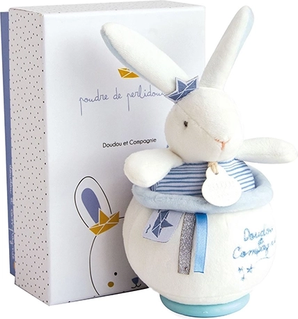 Set cadou Doudou – cățeluș de pluș muzical 14 cm