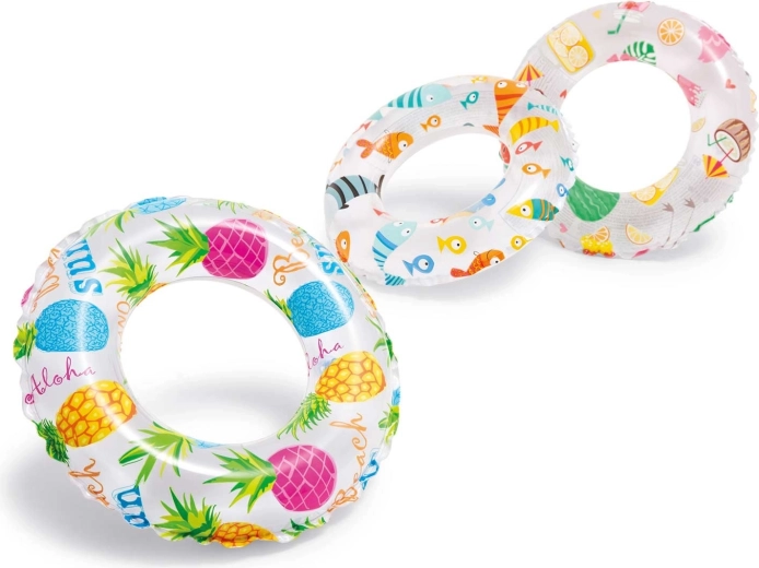 Colac gonflabil pentru apă 51 cm INTEX – motive de vară