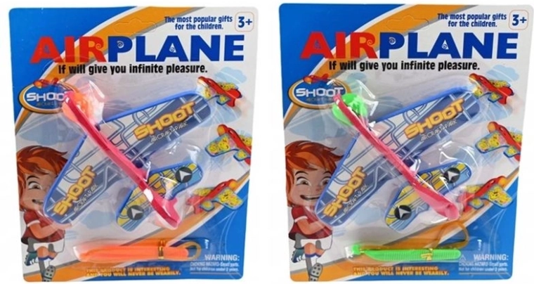 Avion din spumă cu lansator