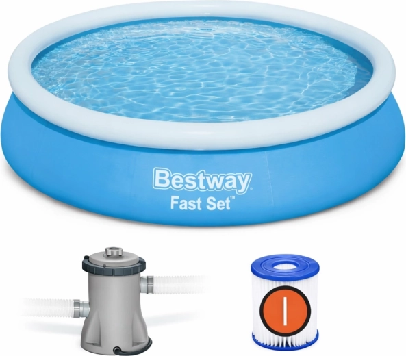 Piscină gonflabilă Bestway Fast Set 366 × 76 cm