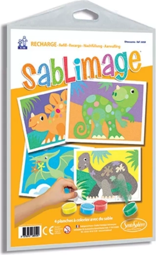 Sentosphere Sablimage set de imagini cu nisip dinozauri