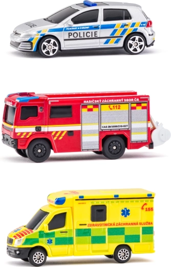 Maisto set de vehicule de intervenție Republica Cehă 1:64