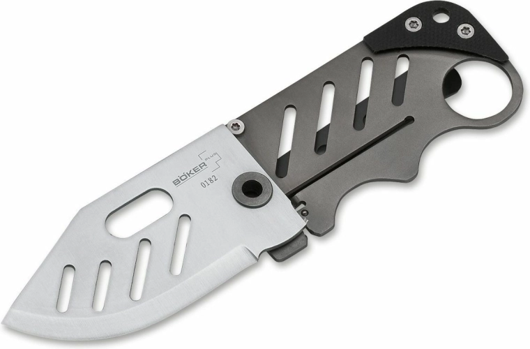 Cuțit de gât Böker Plus Credit Card Knife, 5,8 cm, G10 și titan